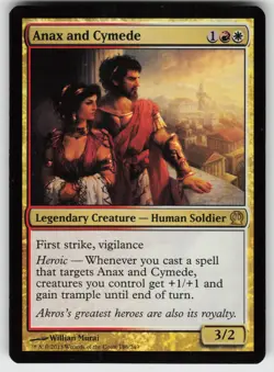 Anax and Cymede Foil R Theros 186 MTG - Image 1