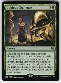 Dubious Challenge Foil R Prerelease Cards 152 MTG - Image 1