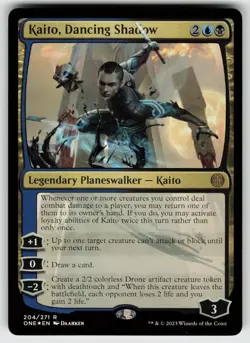 Kaito, Dancing Shadow Foil R Phyrexia: All Will Be One 204 MTG - Image 1