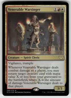 Venerable Warsinger Foil R Strixhaven: School of Mages 246 MTG - Image 1