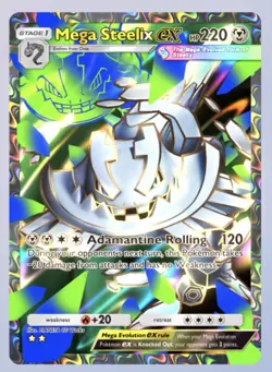 Pokemon TCG Pocket - Mega Steelix EX 2 ⭐⭐, Crimson Blaze, English - Digital - Image 1