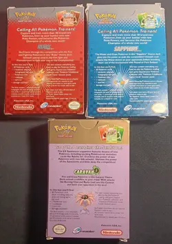 Pokemon EX Ruby & Sapphire Sandstorm Theme Decks - Box Only Coin Manual - Image 2