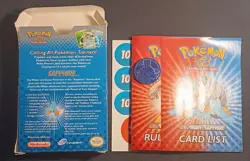 Pokemon EX Ruby & Sapphire Sandstorm Theme Decks - Box Only Coin Manual - Image 4
