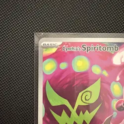 Cynthia's Spiritomb Illustration Rare 244/217 Pokemon Ascended Heroes IR NM - Image 2