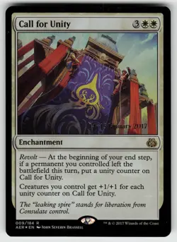 Call for Unity Foil R Prerelease Cards 9 MTG - Image 1