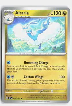 Altaria 134/191 Surging Sparks Uncommon Pokemon NM - Image 1
