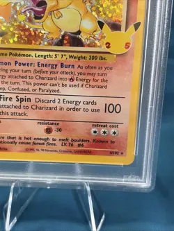 2021 Pokemon Celebrations Classic Collection Charizard #4 PSA 10 Holo Gem Mint - Image 5