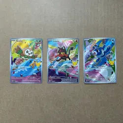 Pokemon First Partner Illustration Alola - Gen 7 Set of 3 - PACK FRESH ✅ - Image 1