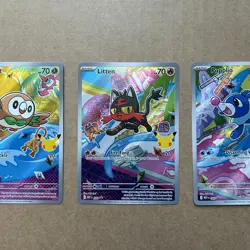 Pokemon First Partner Illustration Alola - Gen 7 Set of 3 - PACK FRESH ✅ - Image 3