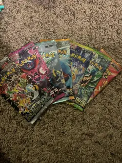 Pokemon 7 SEALED Japanese Booster Pack Shiny Night Cyber Ancient Super Mask Heat - Image 1