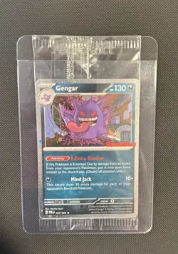 Unique holo Swirl! Gengar 050/088 Gamestop STAMP Perfect Order GS PROMO SEALEd - Image 1