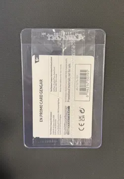 Unique holo Swirl! Gengar 050/088 Gamestop STAMP Perfect Order GS PROMO SEALEd - Image 2