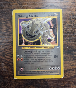Pokemon Shining Steelix Neo Destiny Secret Rare Holo 112/105 90 HP - Image 1
