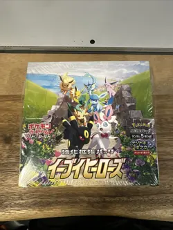Pokemon Japanese Eevee Heroes Booster Box S6a Sword & Shield Factory Sealed - Image 1