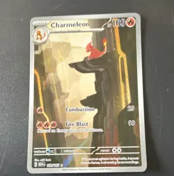 Pokemon Charmeleon SV: Scarlet & Violet 151 Illustration Rare Holo 169/165 - Image 1