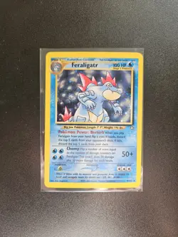 Pokemon Feraligatr Neo Genesis 4/111 Holo Rare Unlimited 100 HP English - Image 1