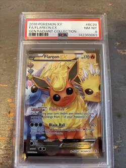 Pokemon TCG Flareon EX Full Art Holo Ultra Rare RC28/RC32 Generations - Image 1