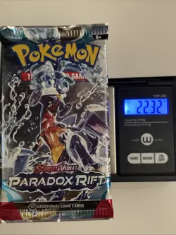 22.32/33g Pokemon TCG: Scarlet and Violet Paradox Rift x1 Booster Pack Sealed - Image 3