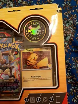 Pokemon TCG 2026 Pokemon Day 30th Anniversary Box Sealed Pikachu Promo Coin 3 PK - Image 3