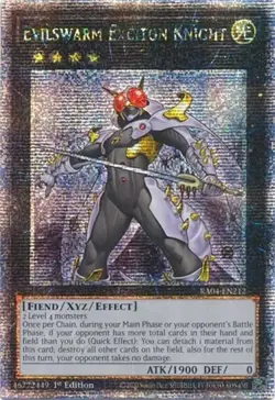 1x Evilswarm Exciton Knight | RA04-EN212 | QCR | 1st Ed | NM | YuGiOh - Image 1