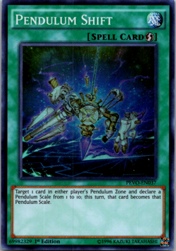 Pendulum Shift (PEVO-EN037) Super Rare 1st Edition NM - Image 1
