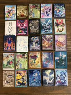 Pokemon TCG Japanese Pokemon Center Individual Card Sleeves Set (25 Total) - Image 1
