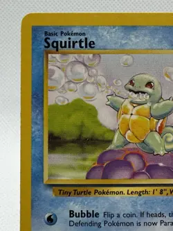 Squirtle Base Set 63/102 - Common Pokemon Card - Near Mint To Mint - Fresh - Image 2