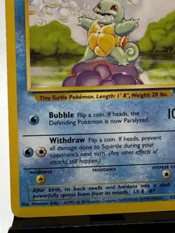 Squirtle Base Set 63/102 - Common Pokemon Card - Near Mint To Mint - Fresh - Image 5