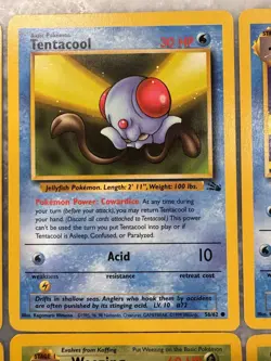 Pokemon Lot of 16 Cards Fossil - Vintage All Unique TCG - Arbok Golbat NrMt - Image 5