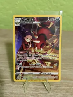 Pokemon - Ariados - TG09/TG30 - SWSH Brilliant Stars - Trainer Gallery Card - Image 1
