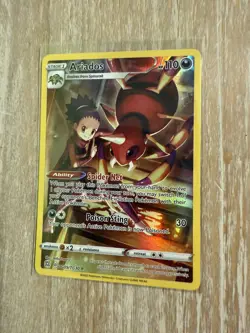 Pokemon - Ariados - TG09/TG30 - SWSH Brilliant Stars - Trainer Gallery Card - Image 3