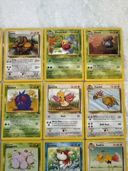 Lot Of 27 Unique Pokemon Jungle Cards - Pikachu, Jigglypuff, Eevee, More - NrMt - Image 4