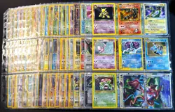 DAMAGED Lot of 180 ALL HOLO Vintage Pokemon Card Binder Collection DAMAGED - Image 1