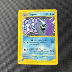 Pokemon Card Expedition Base Set Cloyster 42/165 E Series Pokemon TCG - Image 1