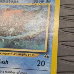 Kabutops 25/75 Pokemon Neo Discovery Unlimited Rare Card WOTC MP/HP - Image 3