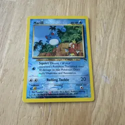 Pokemon Marill 11/18 Southern Islands Reverse Holo Promo Card 40 HP English - Image 2