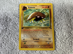 1999 Pokemon TGC Fossil Set 1st Edition Kabuto Card 50/62 LP/MP - Image 1