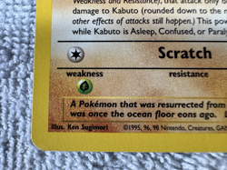 1999 Pokemon TGC Fossil Set 1st Edition Kabuto Card 50/62 LP/MP - Image 5