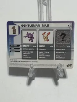 Pokemon GENTLEMAN NILS Battle-e Card ID 129-B001 EN Ruby Sapphire e-Reader - Image 2