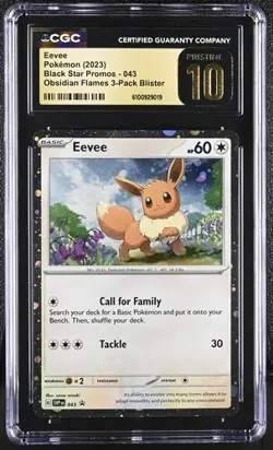 Eevee 043 Sv: Scarlet & Violet Promo Cards Holo CGC Pristine 10 - Image 1