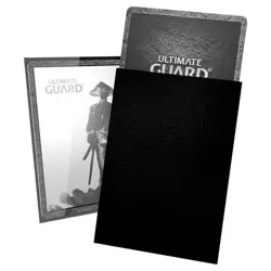 Ultimate Guard Katana Black Premium Card Sleeves 60ct 62x89mm Japanese Size - Image 2