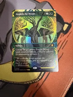 MTG Secrets of Strixhaven Mystical Archive Awaken the Woods Foil 0049 - Image 1