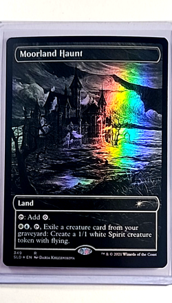 2021 MTG Magic the Gathering SLD Secret Lair Drop Foil #349 Moorland Haunt - Image 1