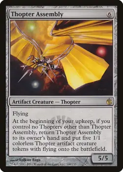 Mirrodin Besieged #140 Thopter Assembly NM - Image 1