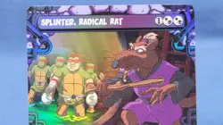 Splinter, Radical Rat Borderless (Showcase) FOIL - TMNT MTG Near Mint 🔮 * - Image 2