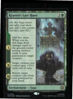 Kraven's Last Hunt 105 Rare Marvel's Spider-Man Magic: The Gathering Foil NM - Image 1