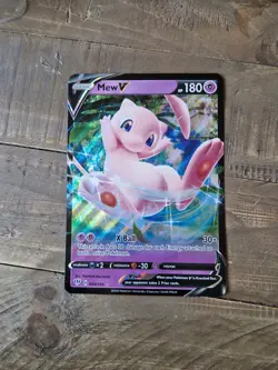 Pokemon TCG Mew V Jumbo Promo Card 069/189 Darkness Ablaze NM Condition - Image 1