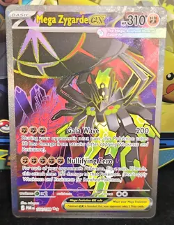 Pokemon Mega Zygarde EX Full Art Holo 310 HP Gaia Wave 104/088 Card - Image 1