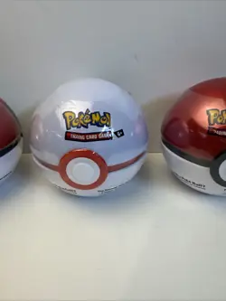 Pokemon TCG PokeBall Tins D25 Lot of 3 - 9 Booster Packs SEALED - Image 3