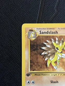 Pokemon TCG Sandslash 41/62 1st Edition Fossil Uncommon (English) - LP(+) - Image 4